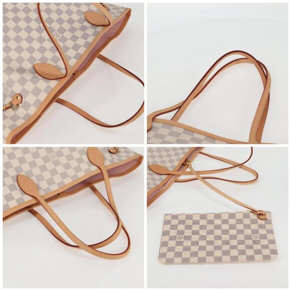 LOUIS VUITTON Damier Azur Neverfull MM Tote Bag N41605 LV Auth ac3855V - Picture 16 of 16